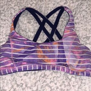 Reversible kids sports bra